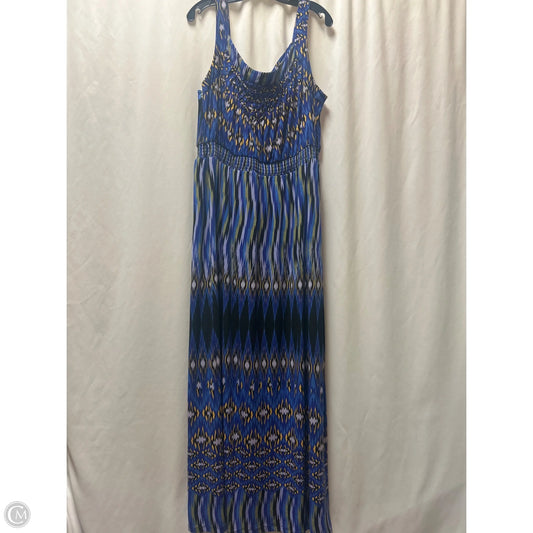 Dress Casual Maxi By Cato In Blue, Size: 1x