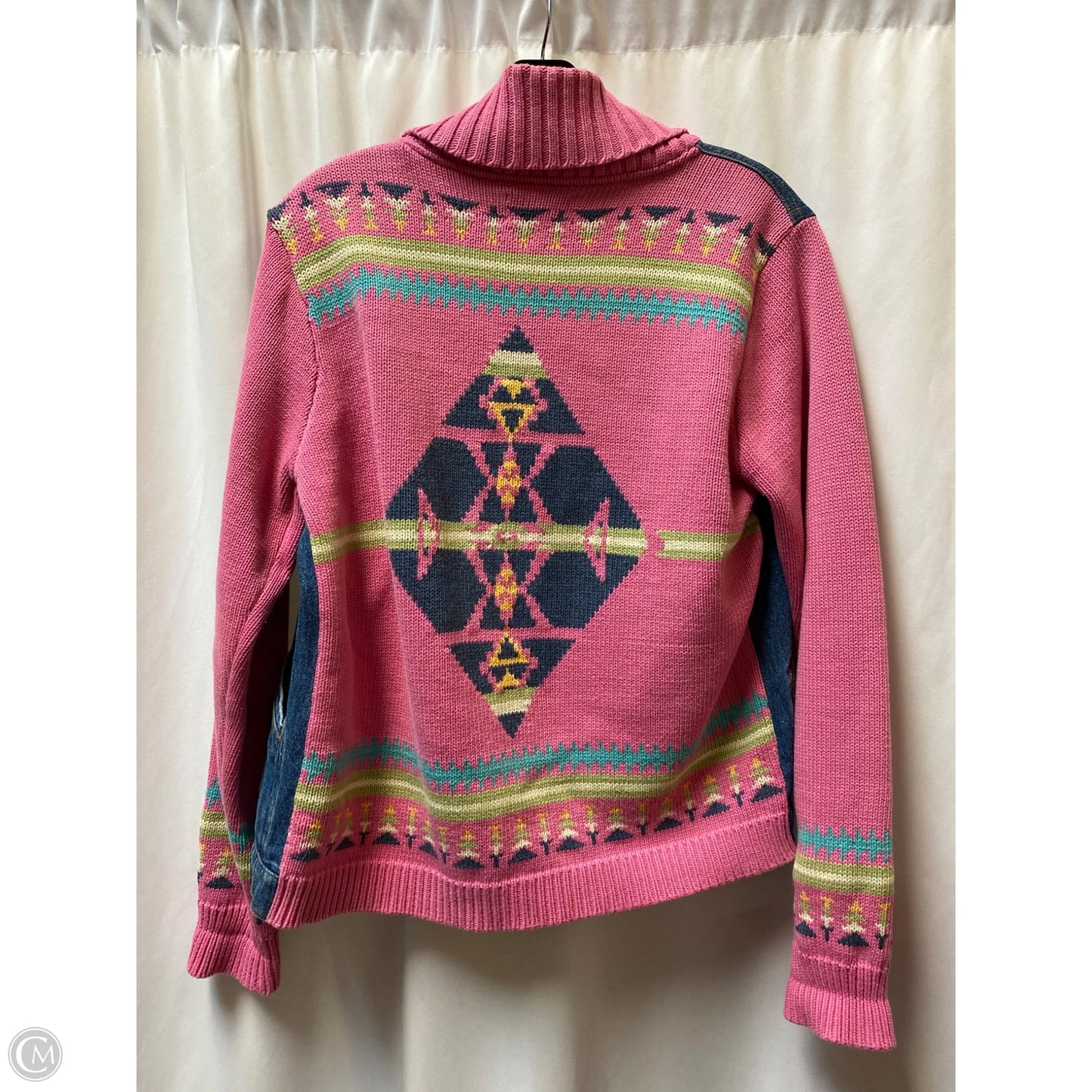 Jacket Denim By Pendleton In Pink, Size: S