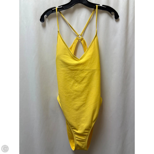 Swimsuit By Shade & Shore In Yellow, Size: L