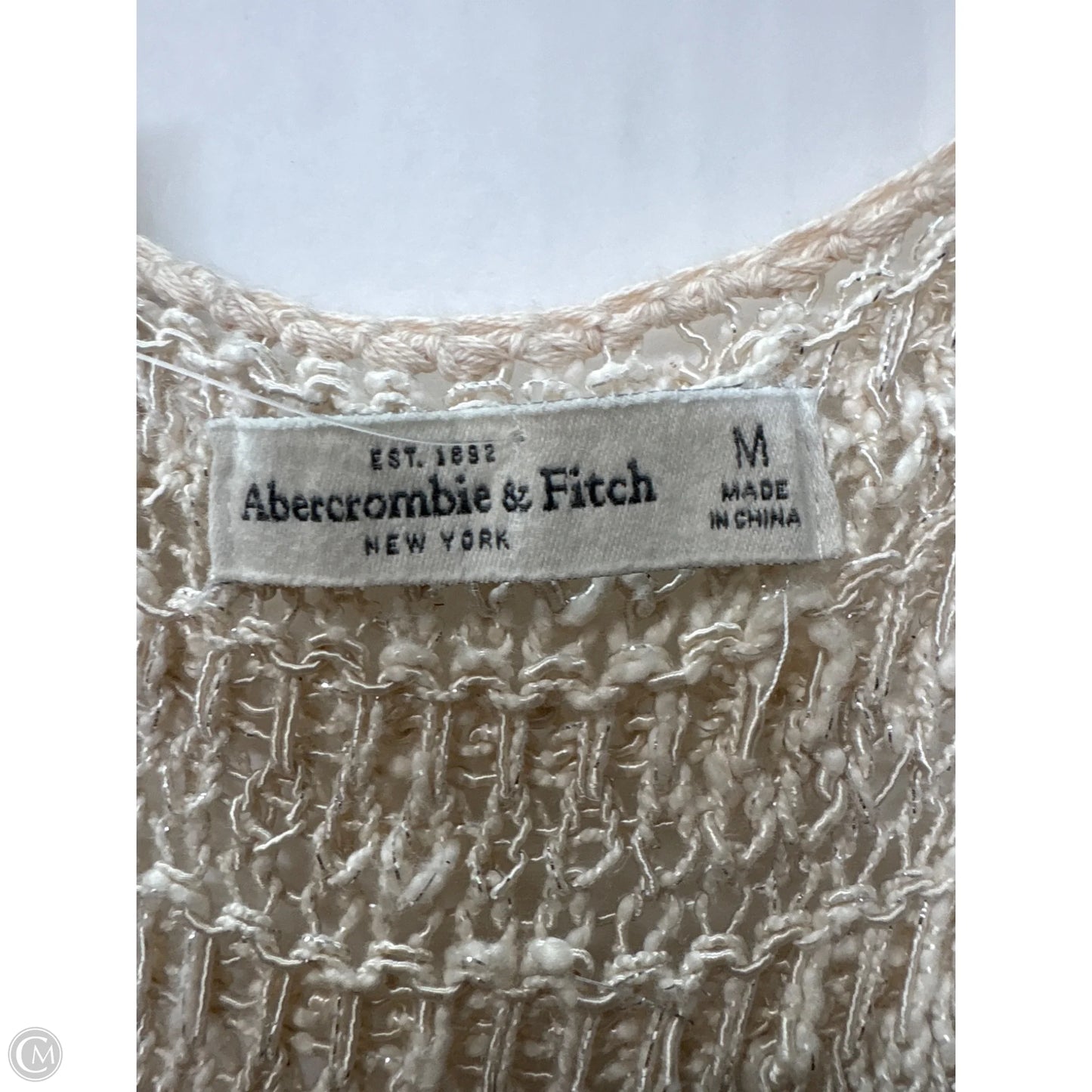 Top Sleeveless By Abercrombie And Fitch In Tan, Size: M