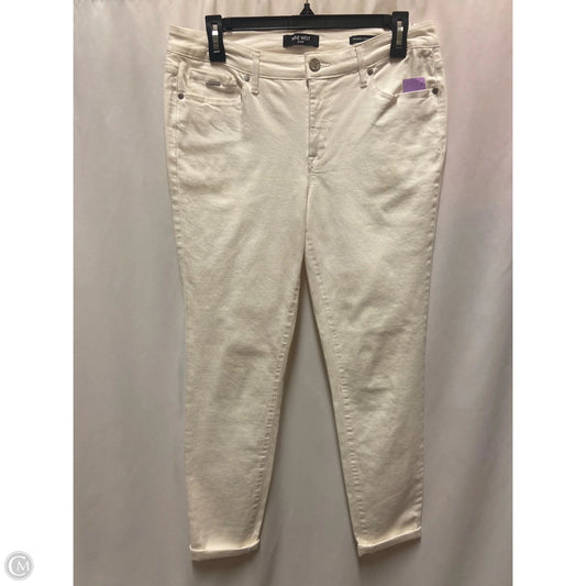 Jeans Skinny By Nine West In White, Size: 8