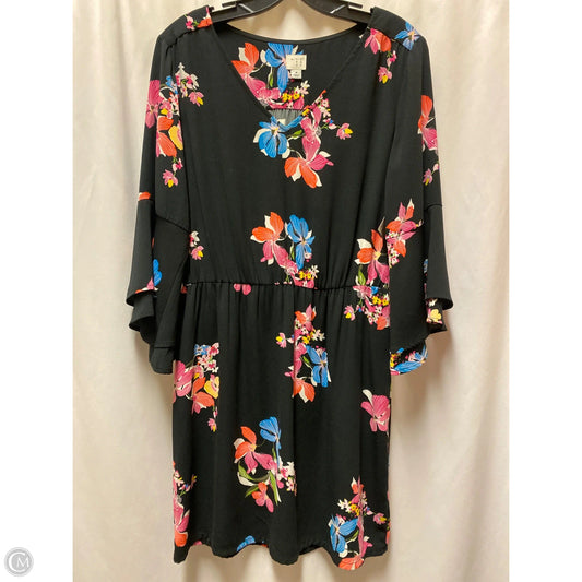Dress Casual Midi By A New Day In Black, Size: M
