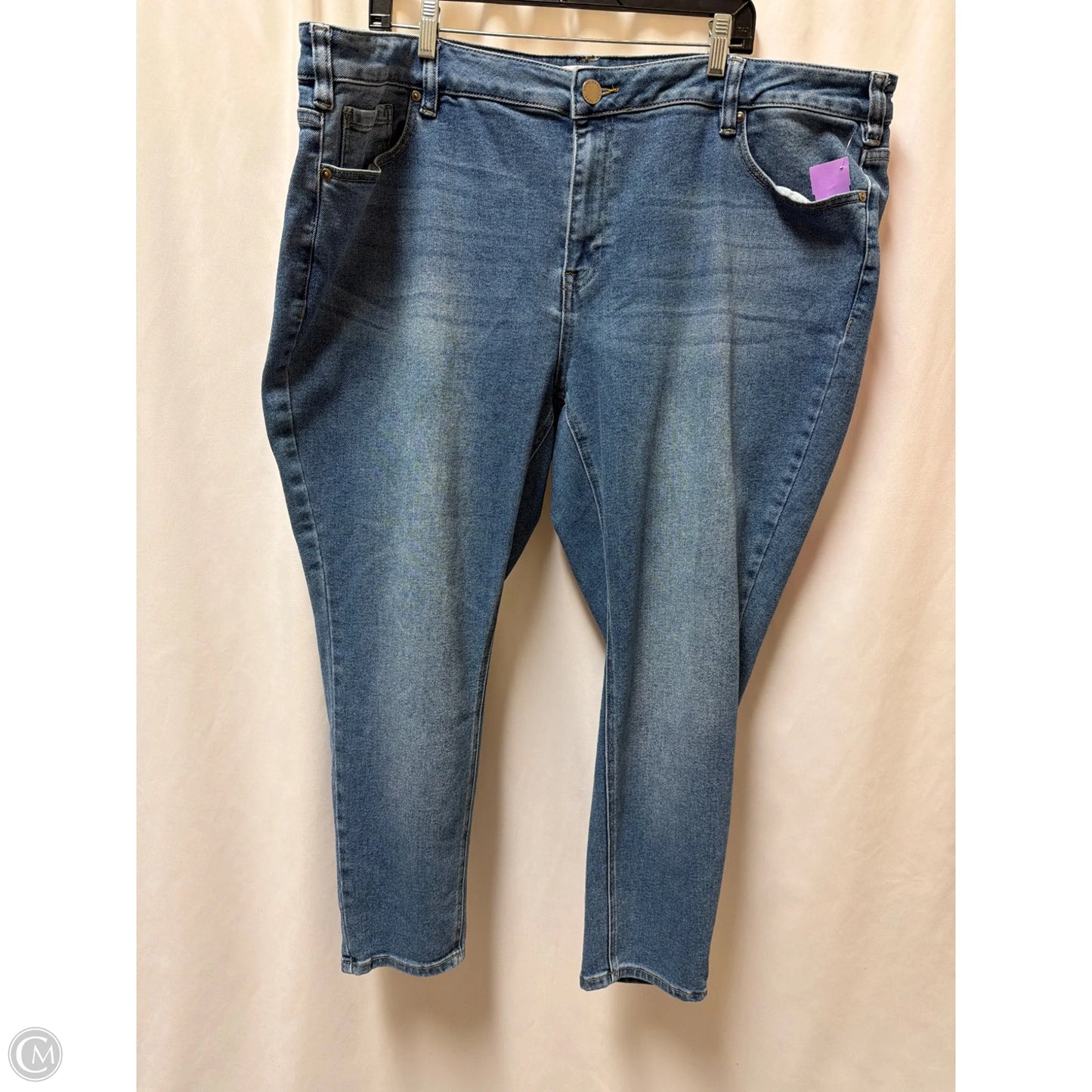 Jeans Straight By Lane Bryant In Blue Denim, Size: 22