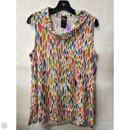 Top Sleeveless By Clothes Mentor In Multi-colored, Size: L