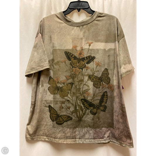 Top Short Sleeve By Clothes Mentor In Green, Size: M