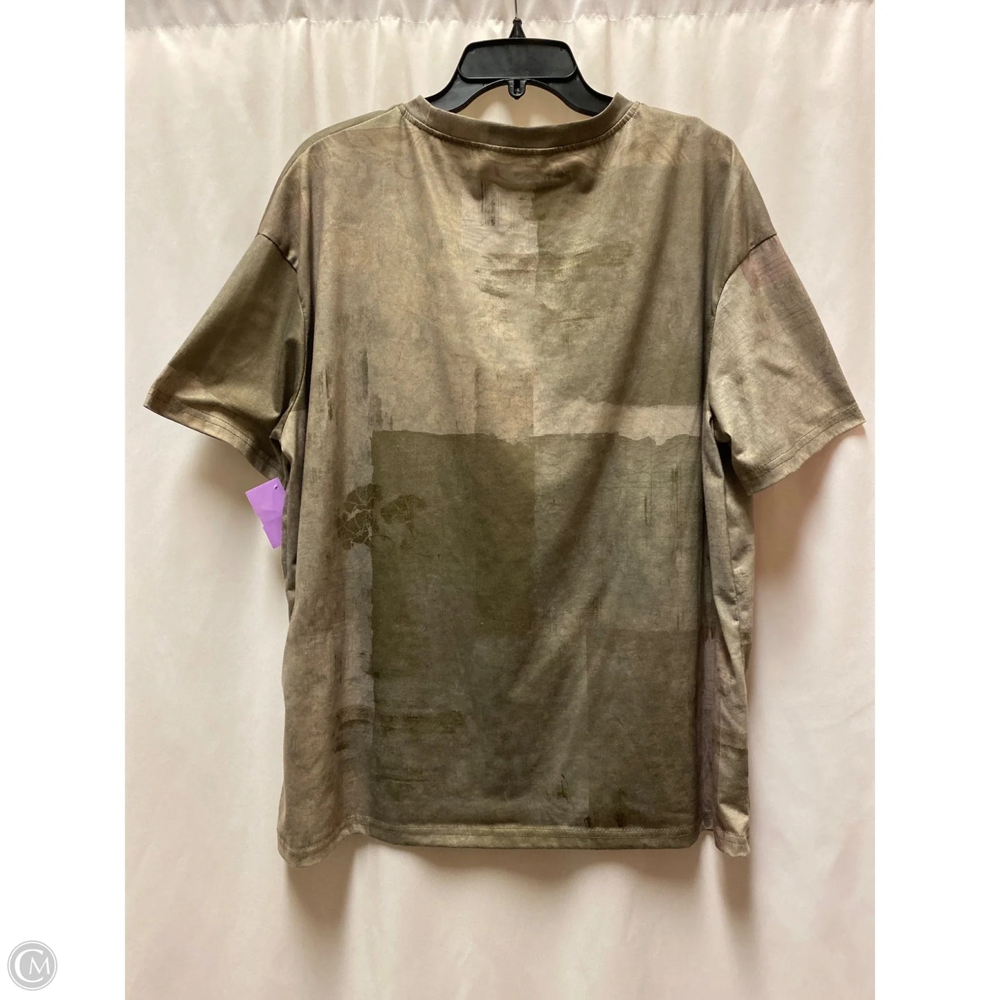 Top Short Sleeve By Clothes Mentor In Green, Size: M