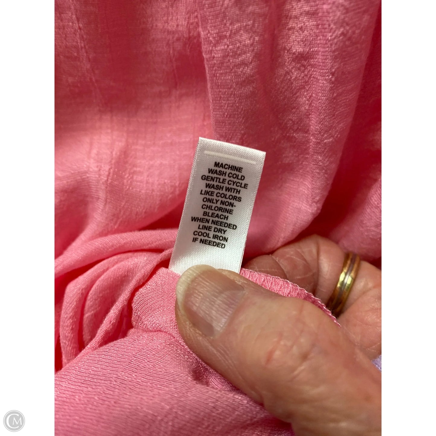 Top Short Sleeve By Cato In Pink, Size: 3x