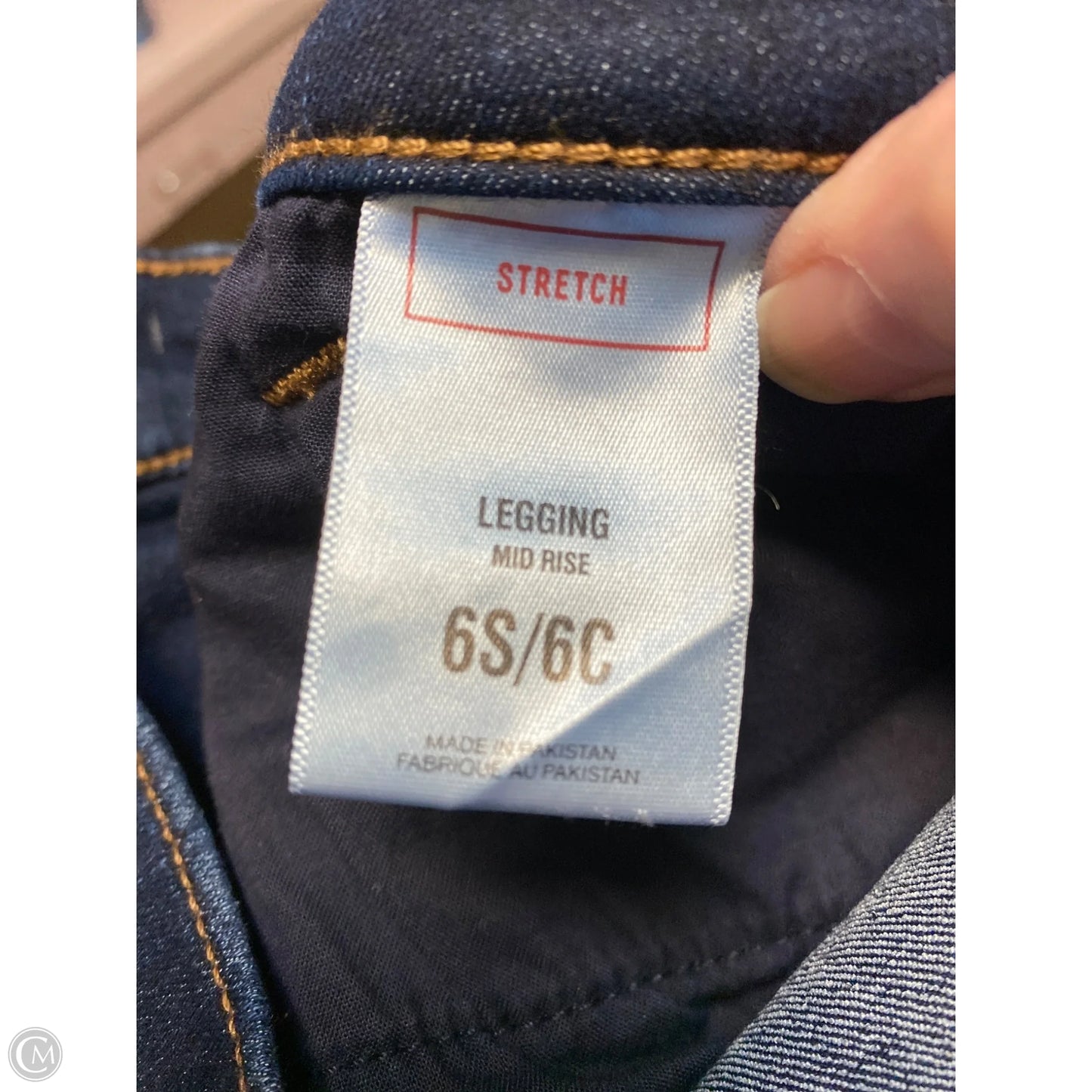 Jeans Skinny By Express In Blue Denim, Size: 6