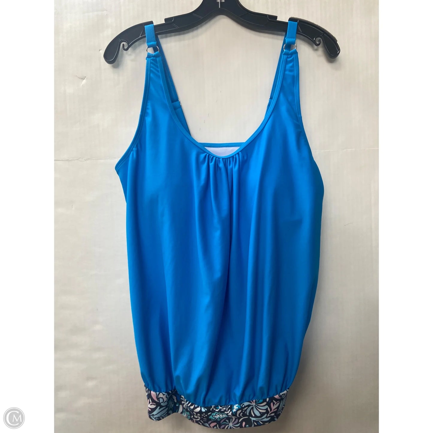 Swimsuit Top By Younique In Blue, Size: L