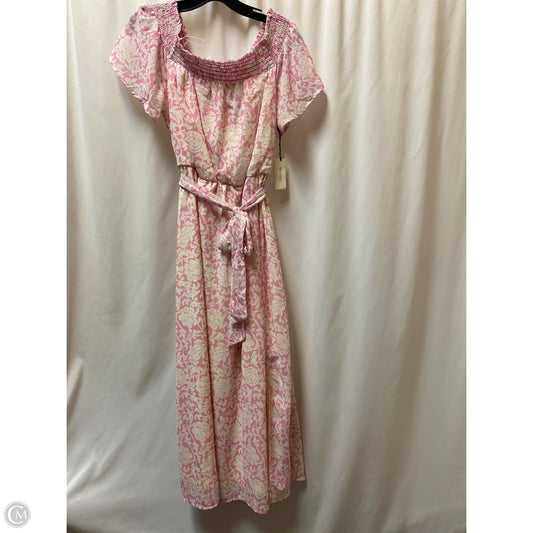Dress Casual Maxi By Clothes Mentor In Pink, Size: L