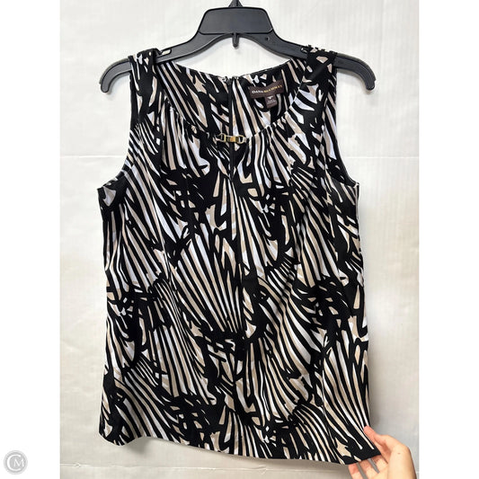 Top Sleeveless By Dana Buchman In Beige, Size: M