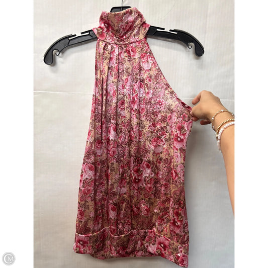 Top Sleeveless By Cocomo In Pink, Size: S