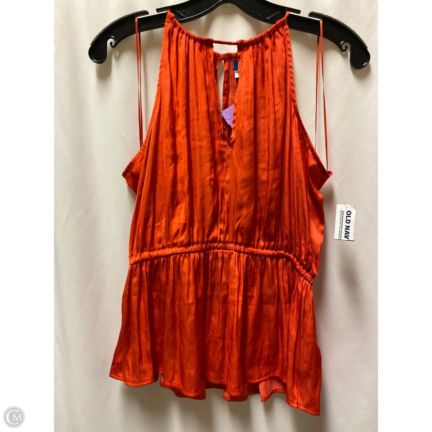 Top Sleeveless By Old Navy In Orange, Size: M