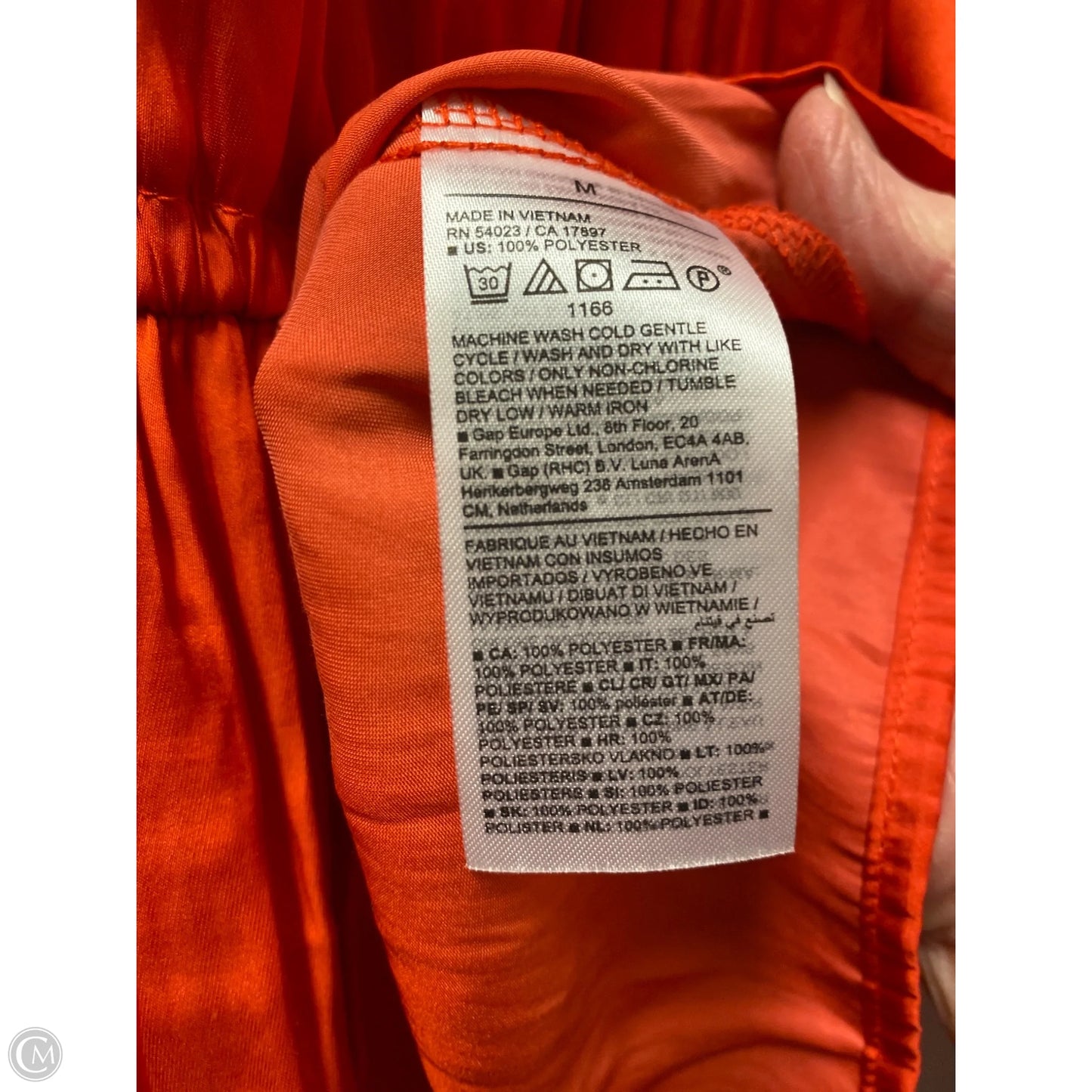 Top Sleeveless By Old Navy In Orange, Size: M