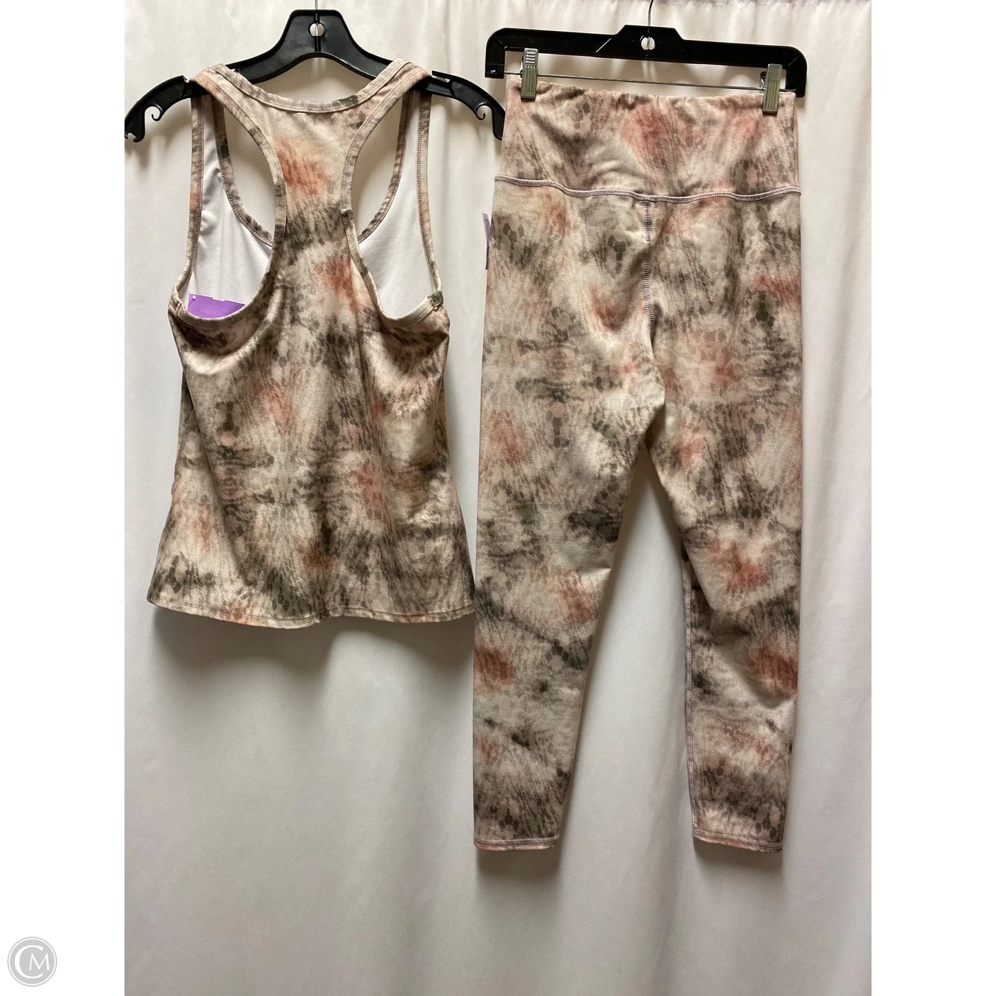 Athletic Pants 2pc By Evolution In Beige, Size: M