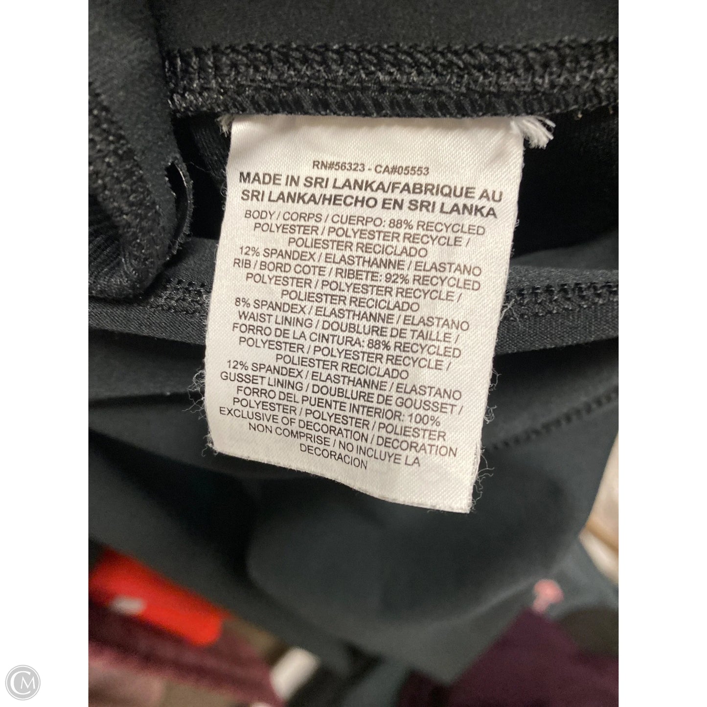 Athletic Capris By Nike In Black, Size: S