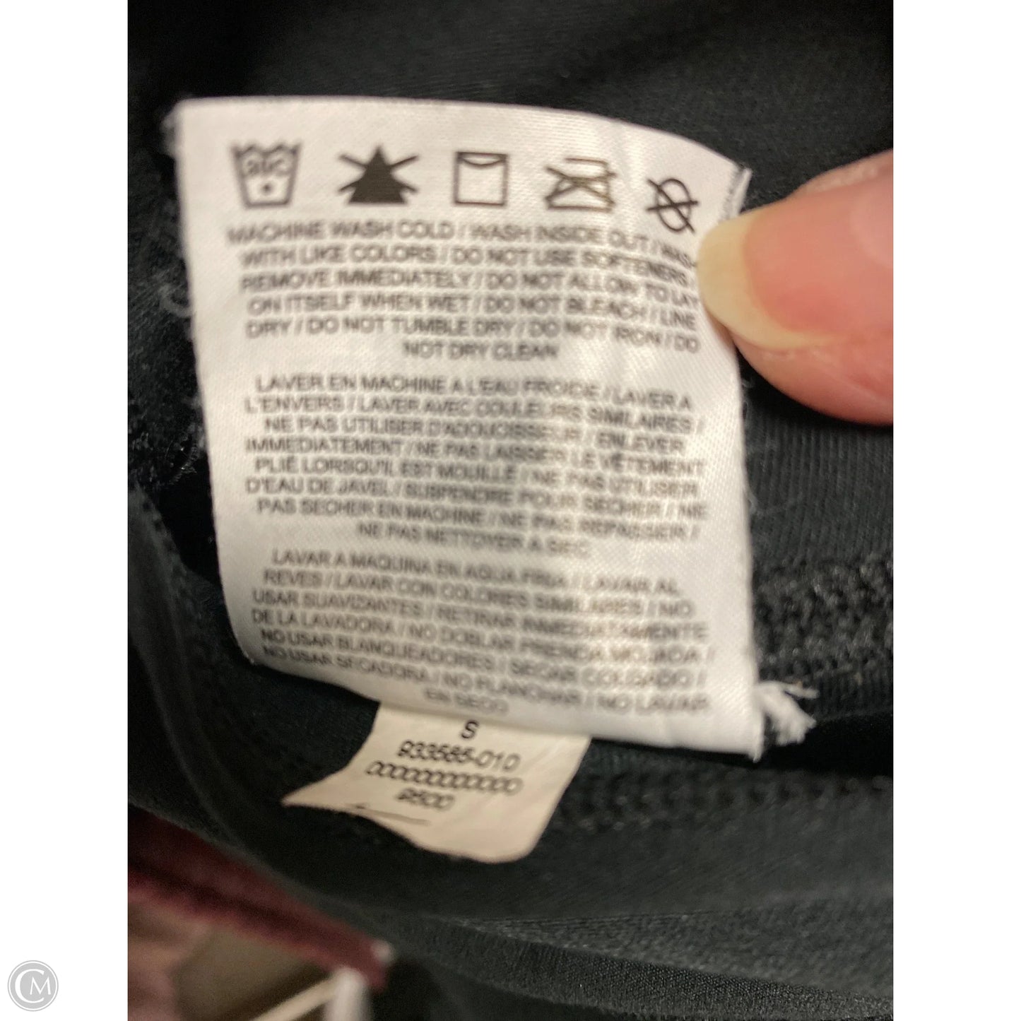 Athletic Capris By Nike In Black, Size: S