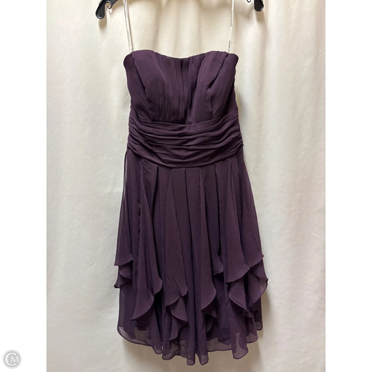 Dress Party Midi By Clothes Mentor In Purple, Size: S