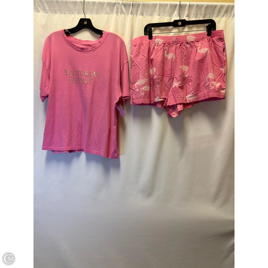 Shorts Set By Victorias Secret In Pink, Size: Xl