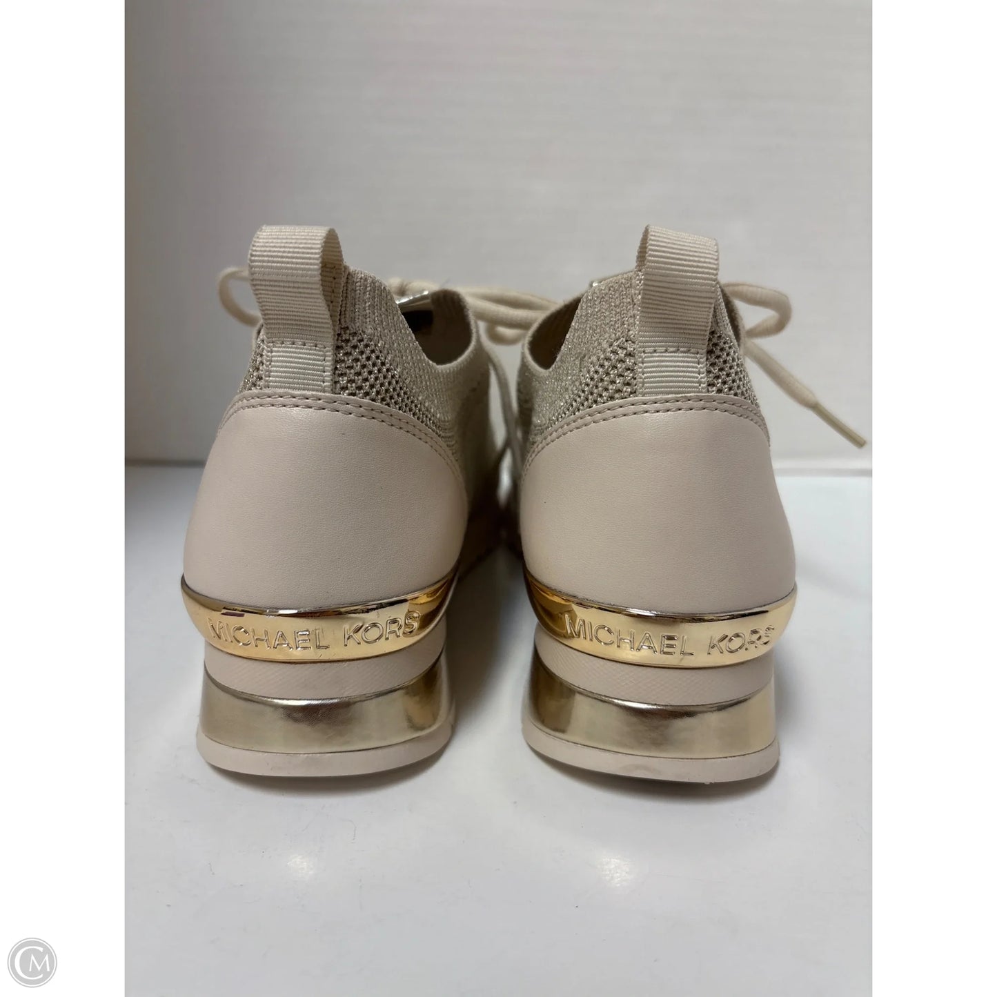 Shoes Athletic By Michael By Michael Kors In Tan, Size: 9
