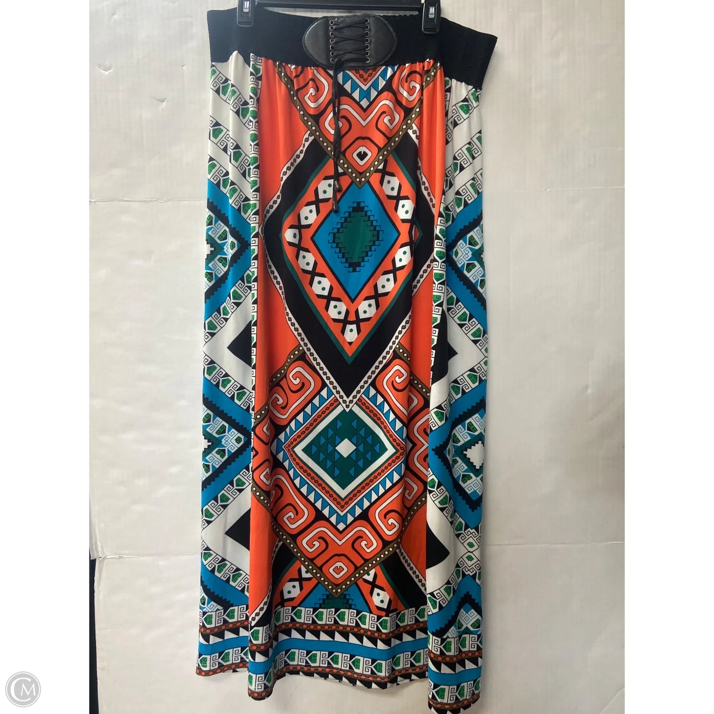 Skirt Maxi By Magic In Orange, Size: Xl