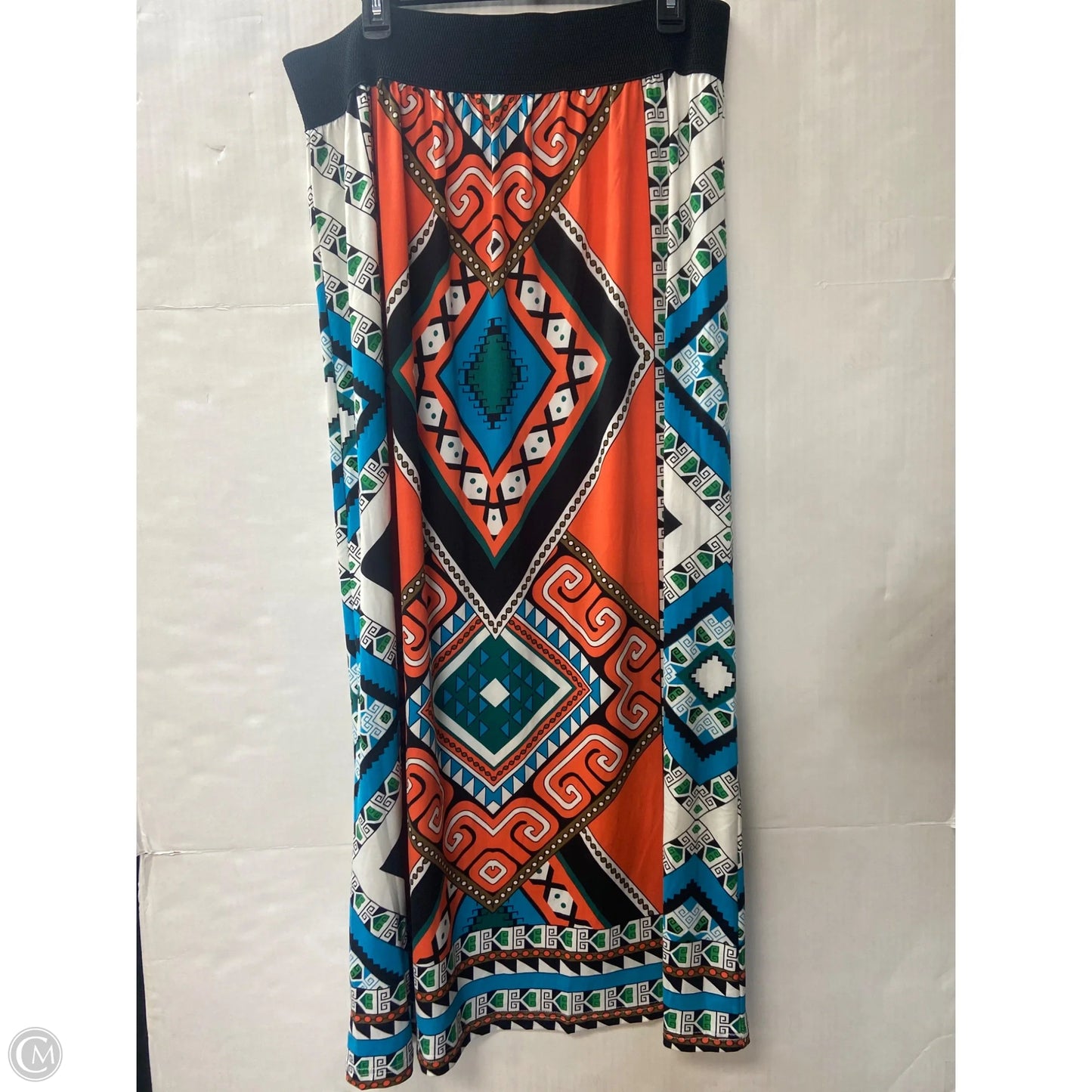 Skirt Maxi By Magic In Orange, Size: Xl