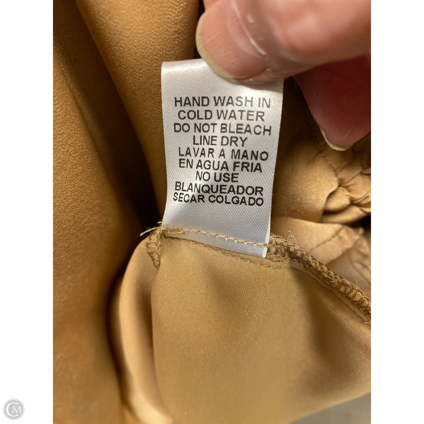 Top Long Sleeve By Entro In Brown, Size: 1x