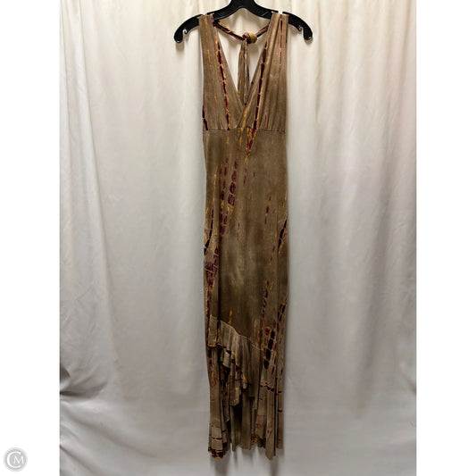 Dress Casual Maxi By Clothes Mentor In Taupe, Size: Xl