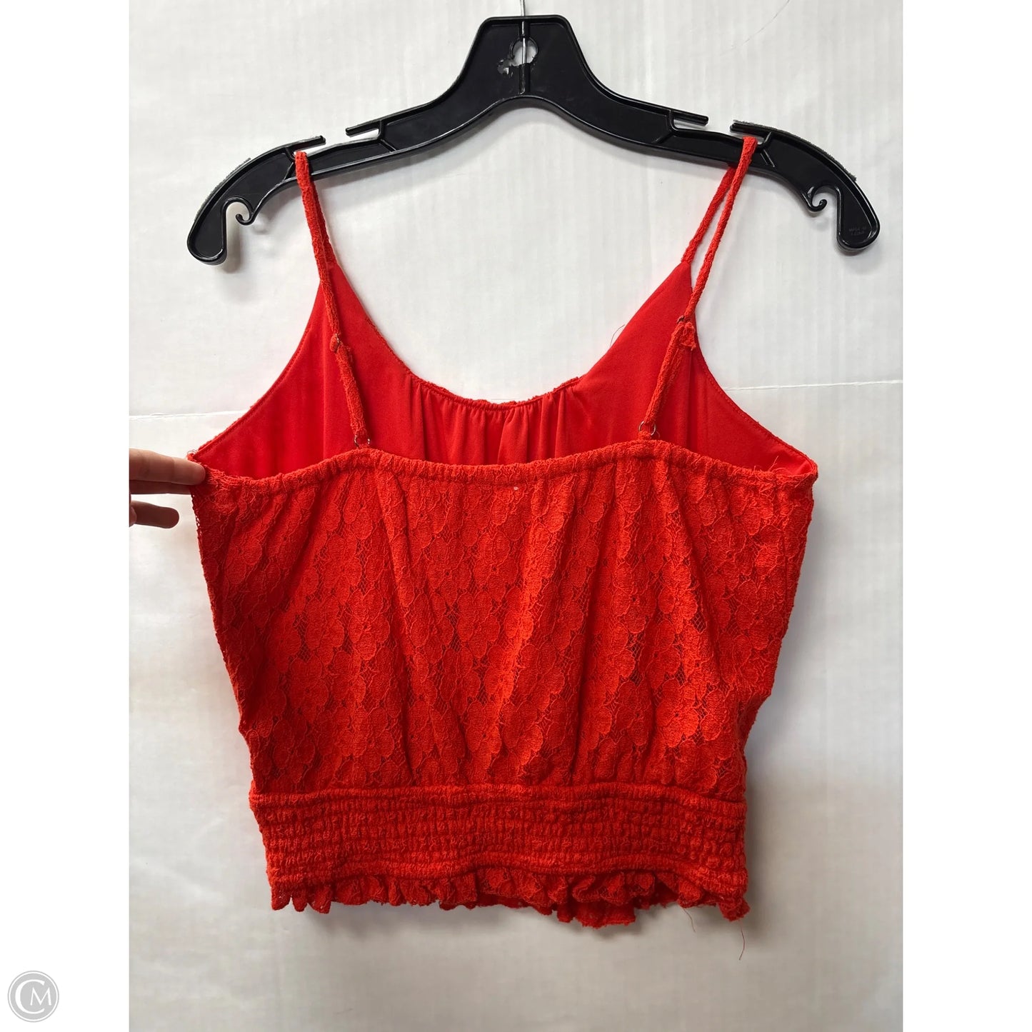 Top Sleeveless By Clothes Mentor In Orange, Size: S