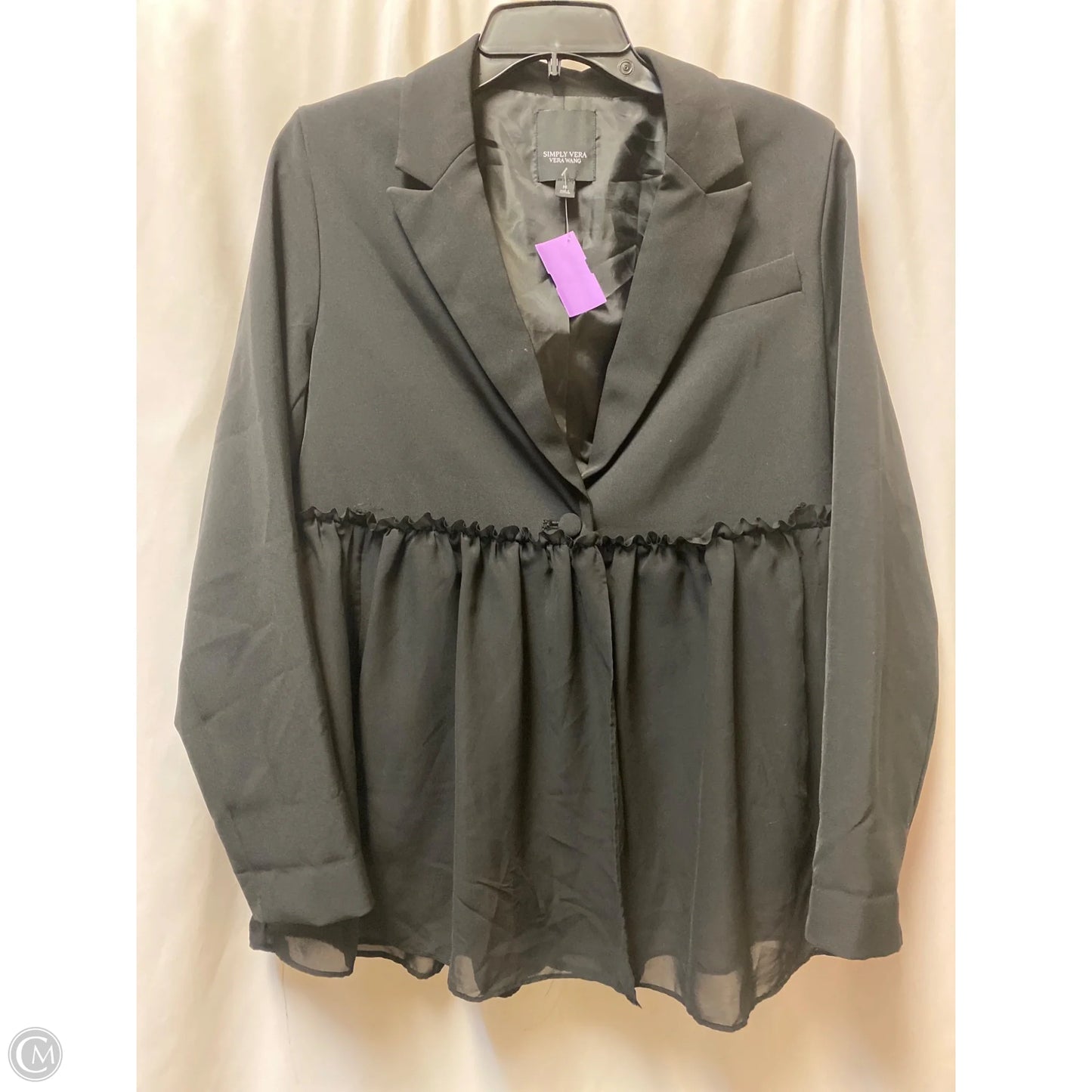 Blazer By Simply Vera In Black, Size: M