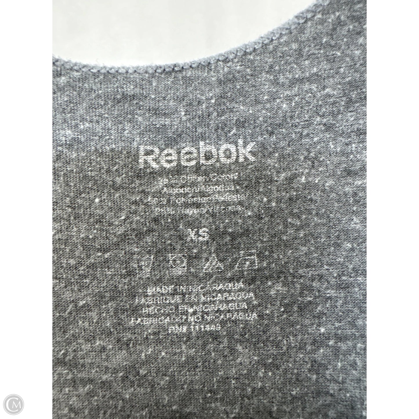 Tank Top By Reebok In Grey, Size: Xs