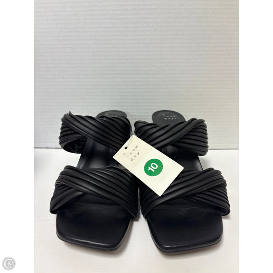 Shoes Heels Block By A New Day In Black, Size: 10