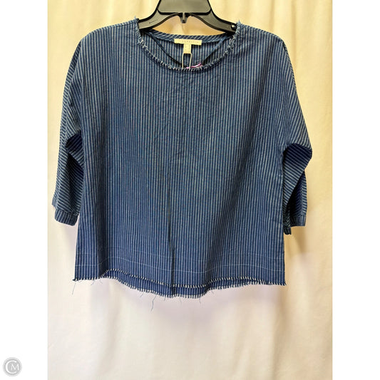 Top 3/4 Sleeve By Esprit In Blue, Size: Xs