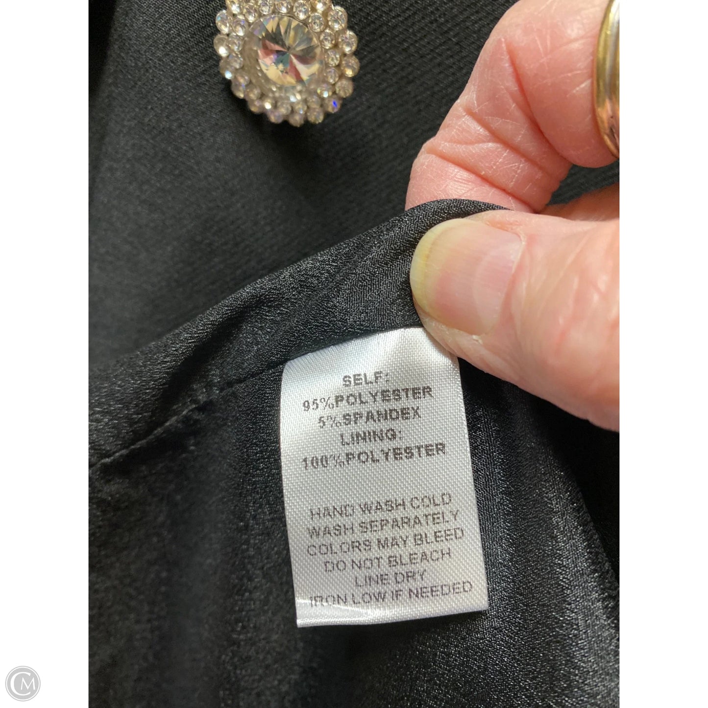 Blazer By Clothes Mentor In Black, Size: M