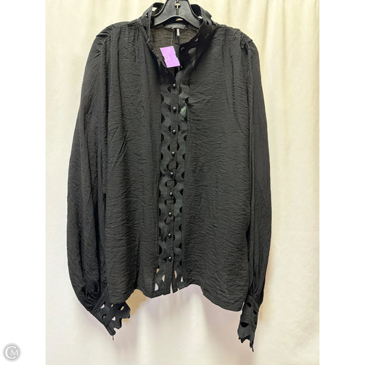 Top Long Sleeve By Endless Rose In Black, Size: M