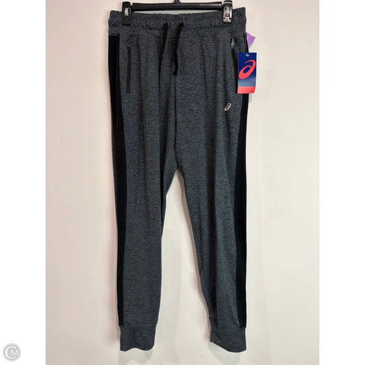 Athletic Pants By Asics In Grey, Size: M