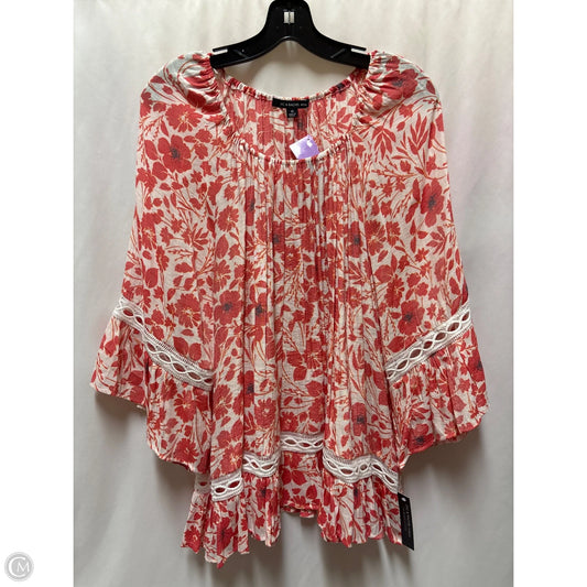 Top 3/4 Sleeve By Zac And Rachel In Pink, Size: 3x