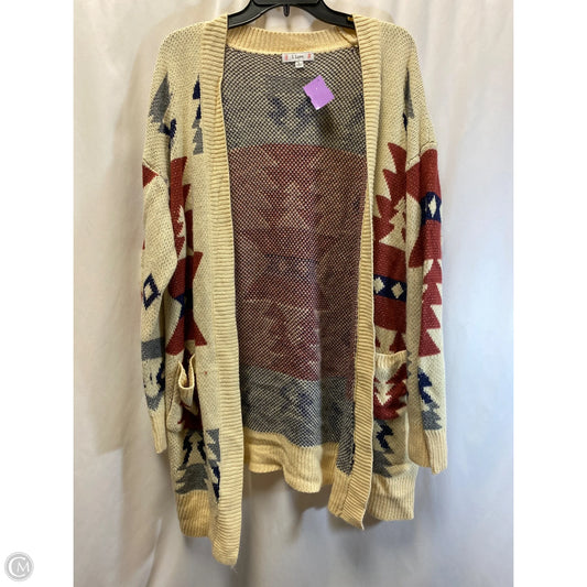 Cardigan By L Love In Tan, Size: L
