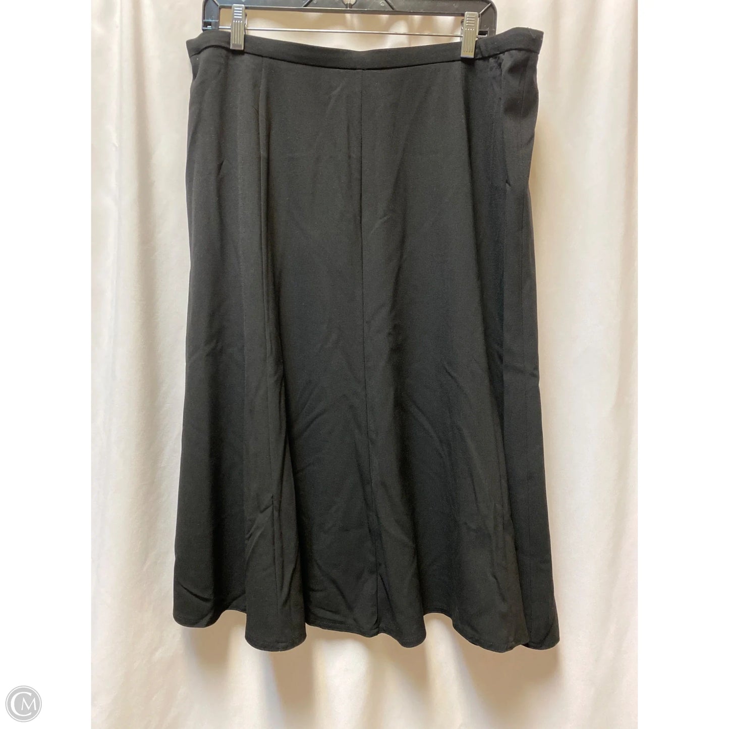 Skirt Midi By Kim Rogers In Black, Size: 16