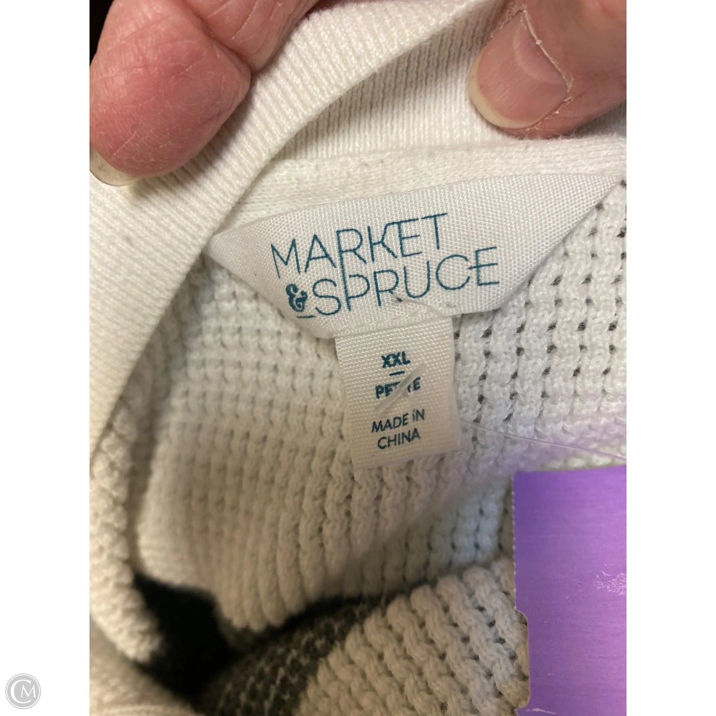 Sweater By Market & Spruce In White, Size: Xxl