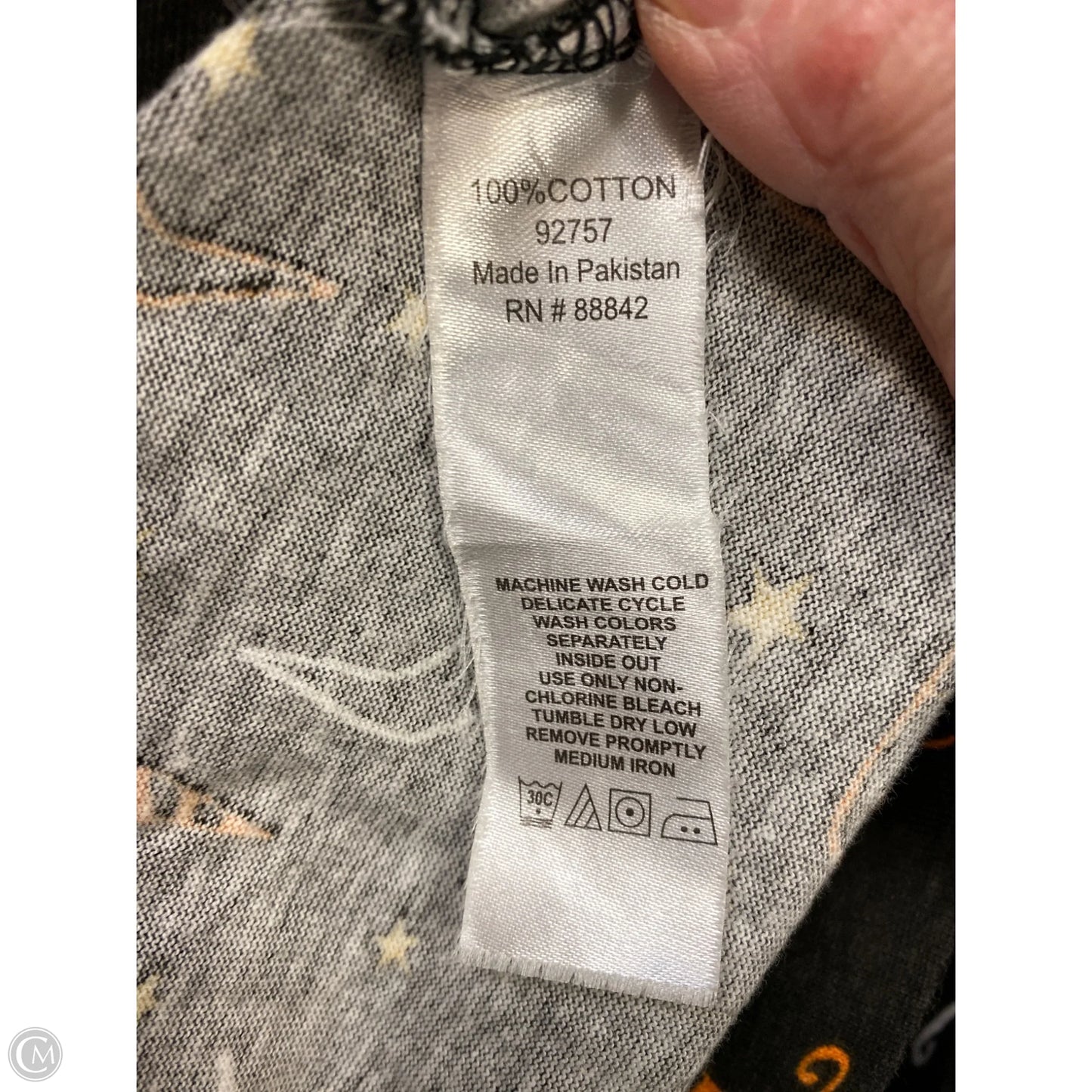 Nightgown By Clothes Mentor In Black, Size: 1x