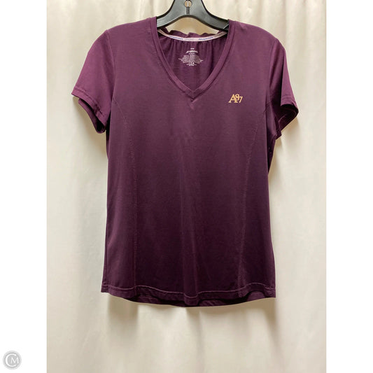 Athletic Top Short Sleeve By Aeropostale In Purple, Size: M
