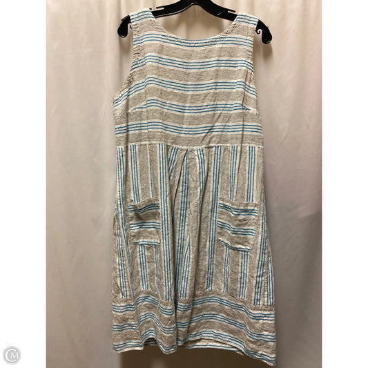 Dress Casual Midi By J. Jill In Blue, Size: L