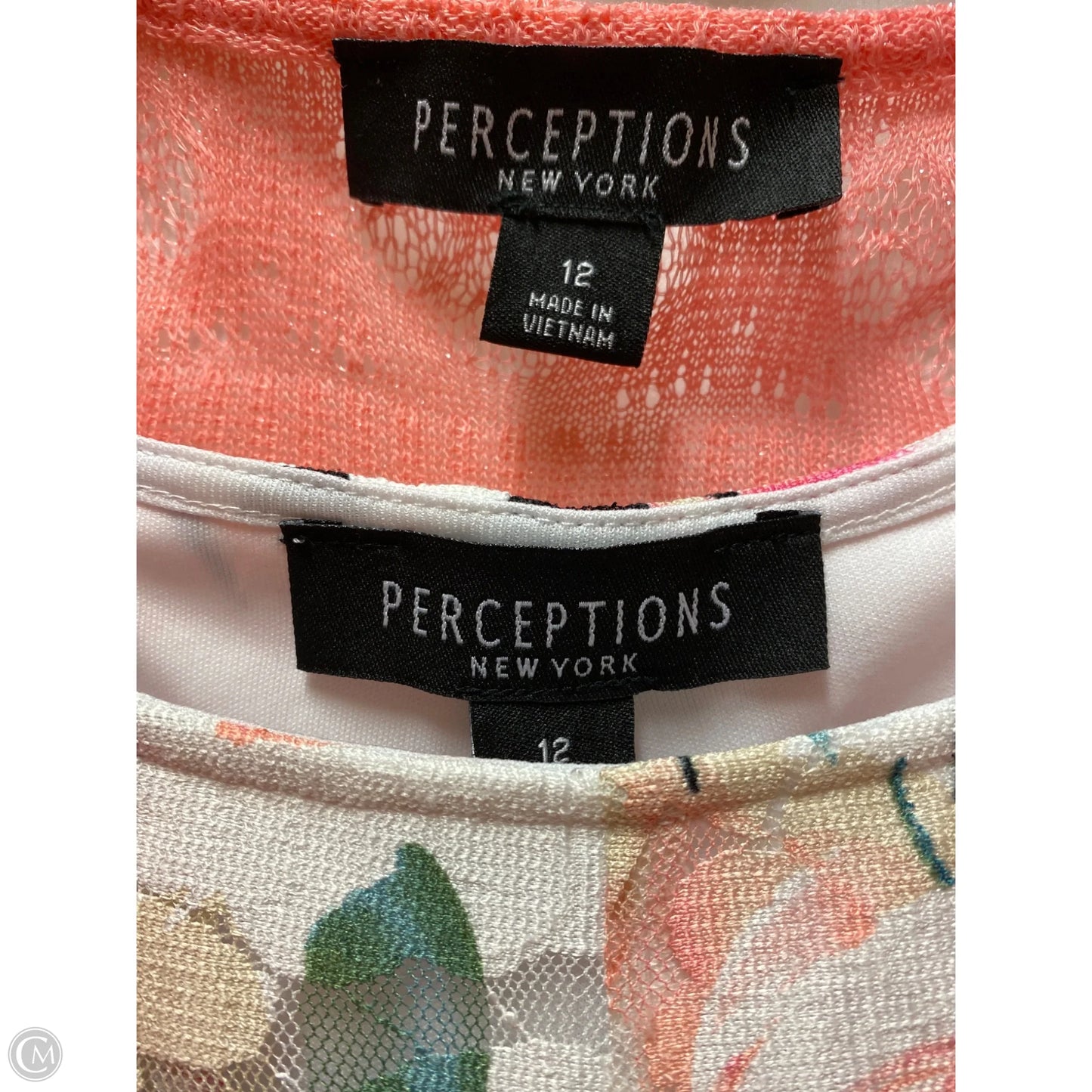 Dress Set 2pc By Perceptions In Pink, Size: L