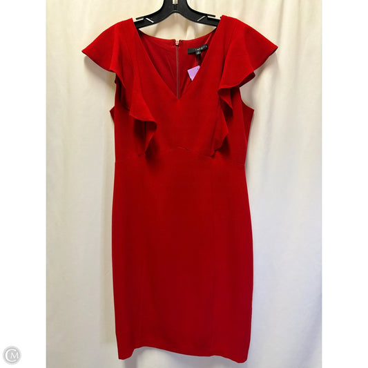 Dress Casual Midi By Sangria In Red, Size: M