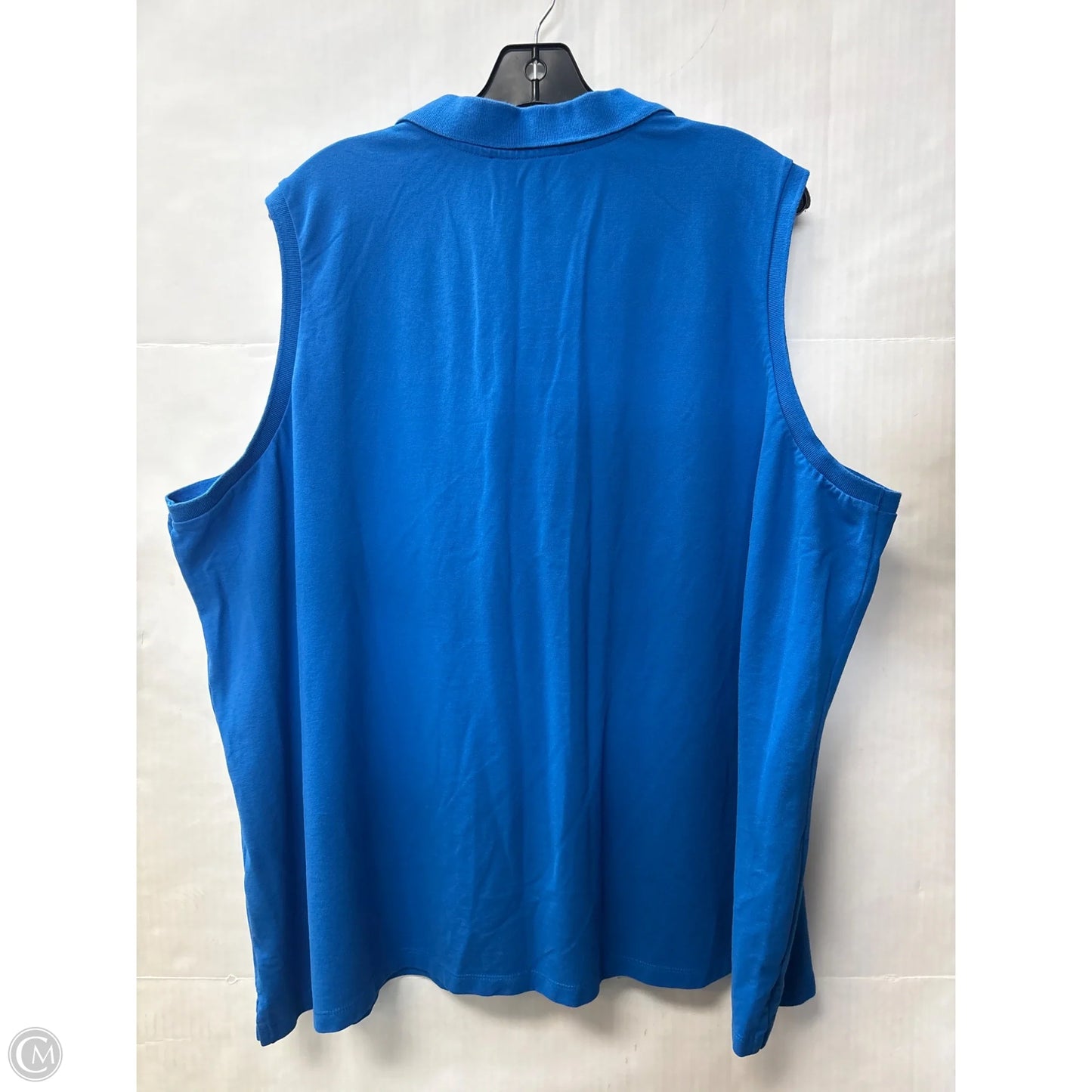 Top Sleeveless By Tommy Hilfiger In Blue, Size: 3x