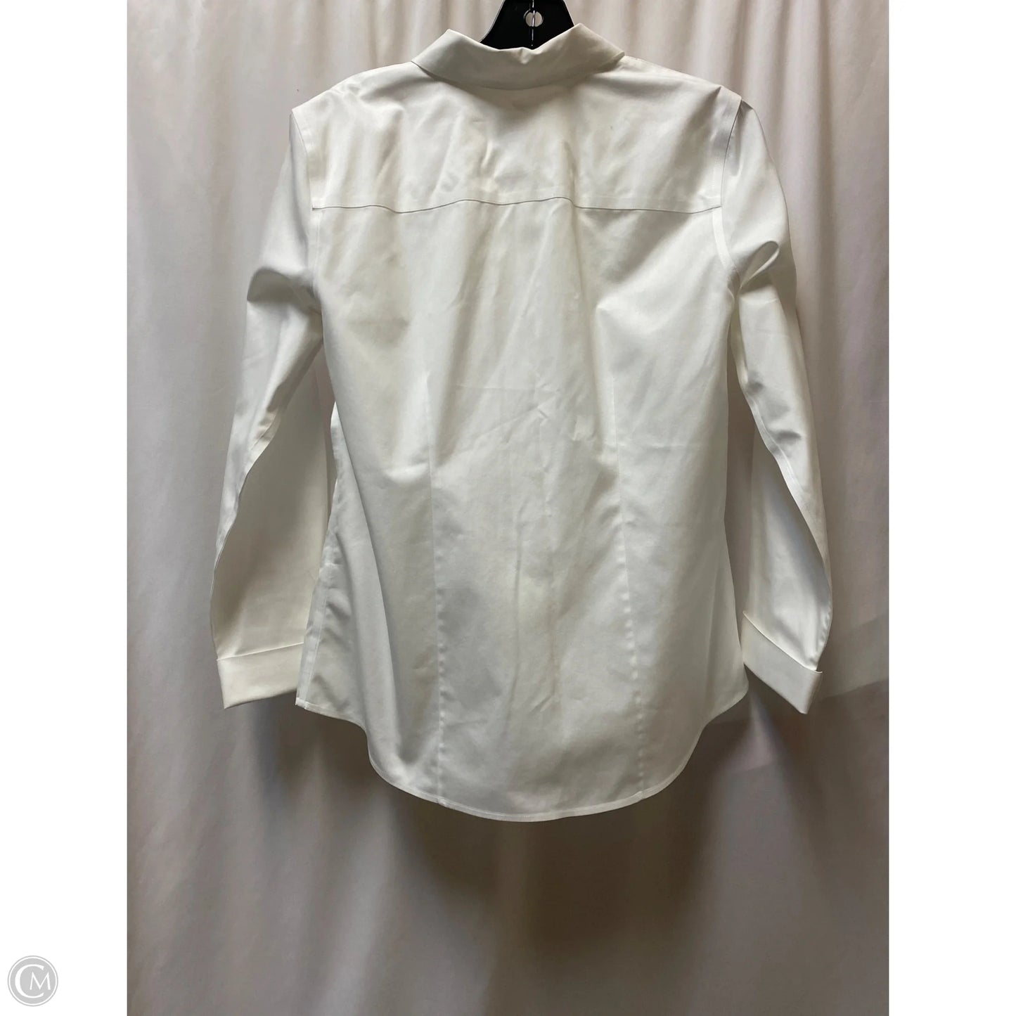 Top Long Sleeve By Chicos In White, Size: S