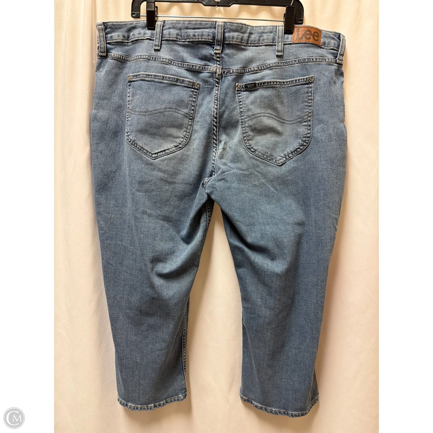 Capris By Lee In Blue Denim, Size: 22