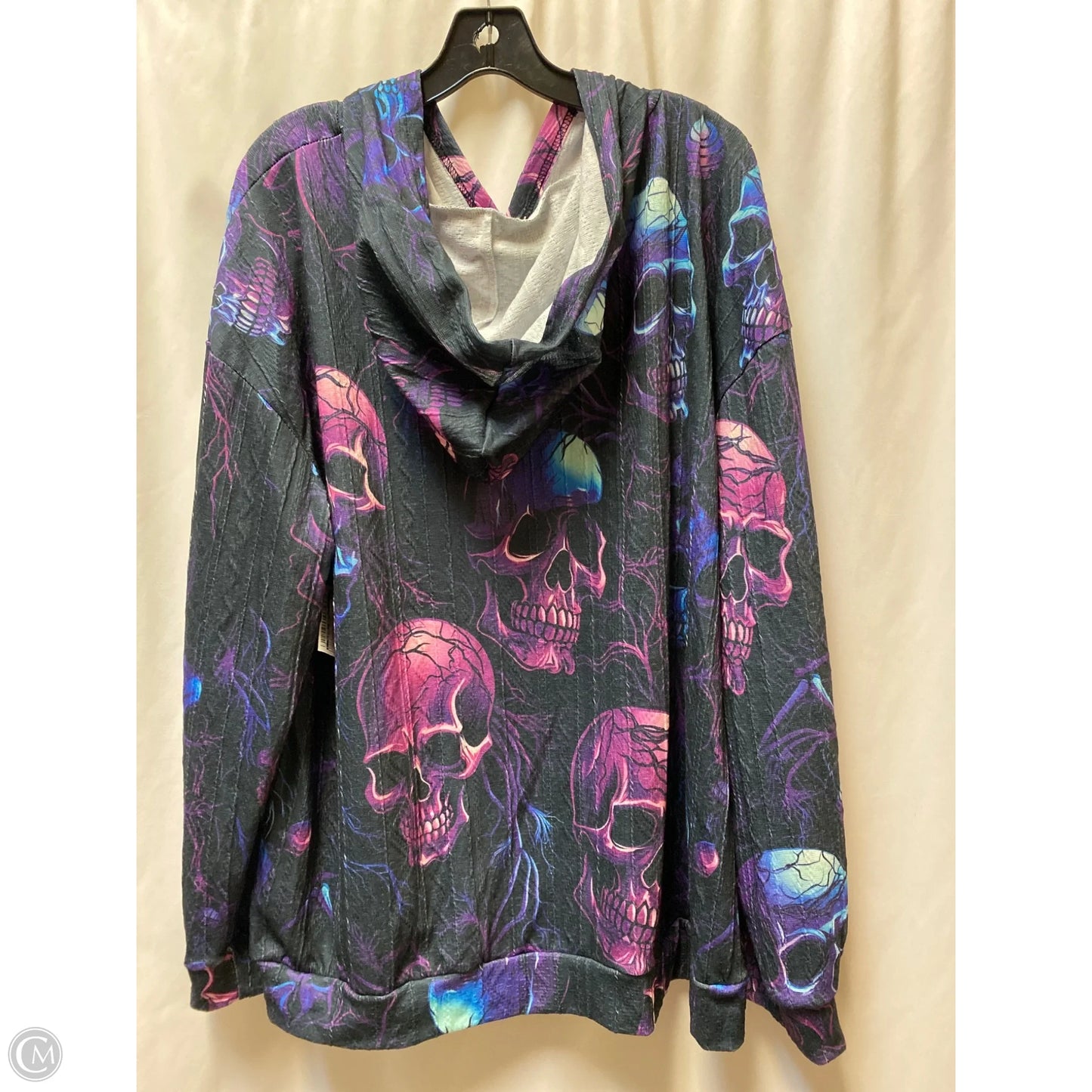 Sweatshirt Hoodie By Clothes Mentor In Purple, Size: 5