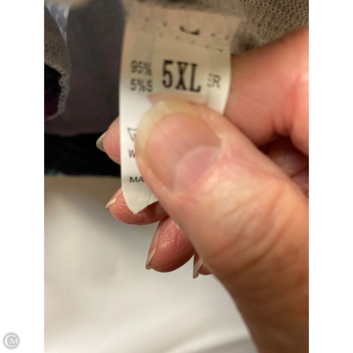 Sweatshirt Hoodie By Clothes Mentor In Purple, Size: 5